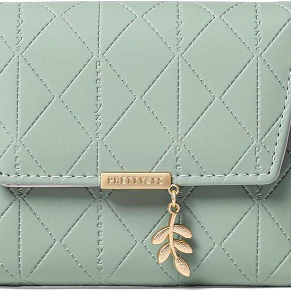 Bifold Wallet Women Leather RFID Blocking Card Holder - Picture 6 of 6